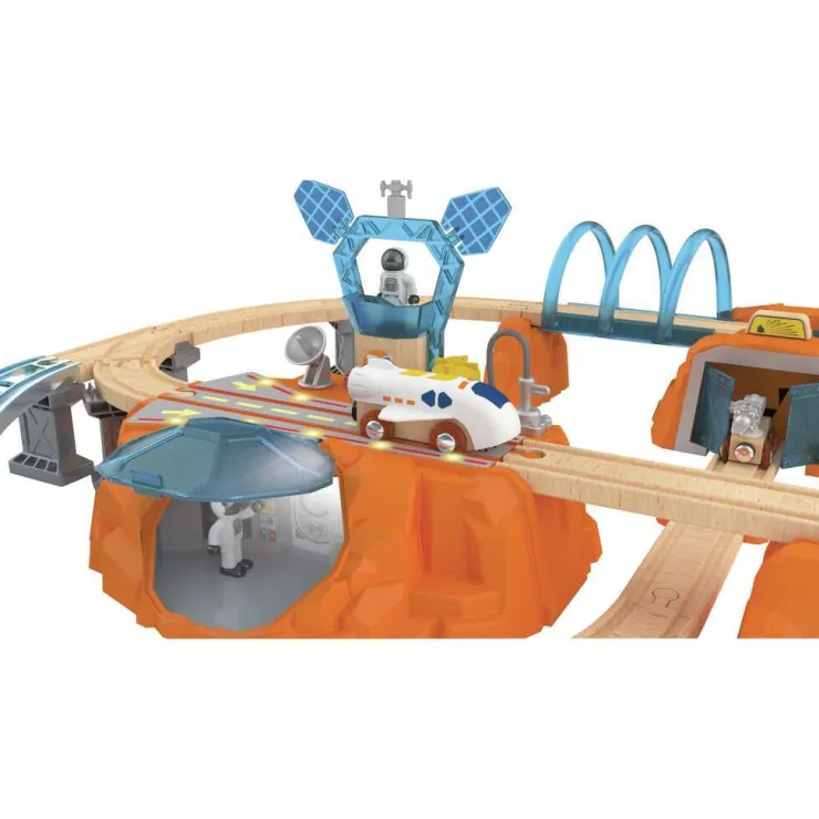 Hape Wooden Toys | Trains & Train Sets>Mars Exploration Rail Set