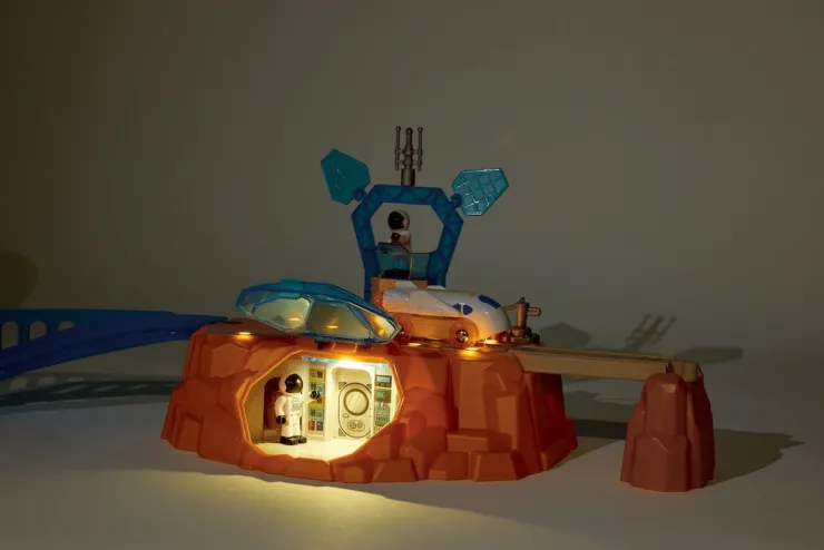 Hape Wooden Toys | Trains & Train Sets>Mars Exploration Rail Set