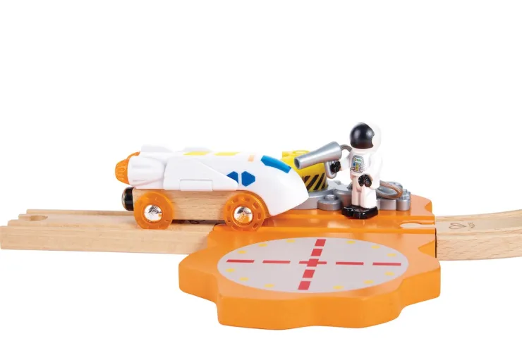 Hape Wooden Toys | Trains & Train Sets>Mars Launch Rail Set