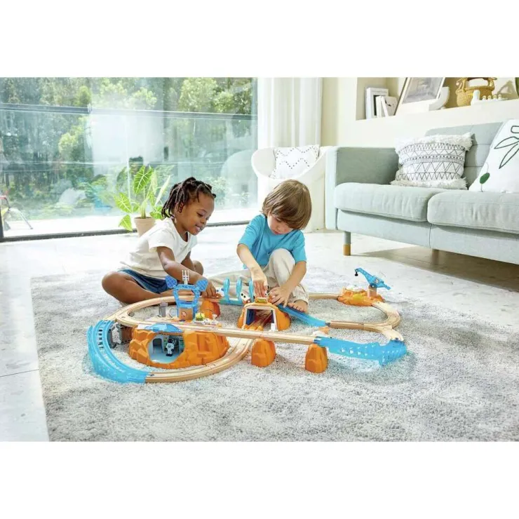 Hape Wooden Toys | Trains & Train Sets>Mars Launch Rail Set