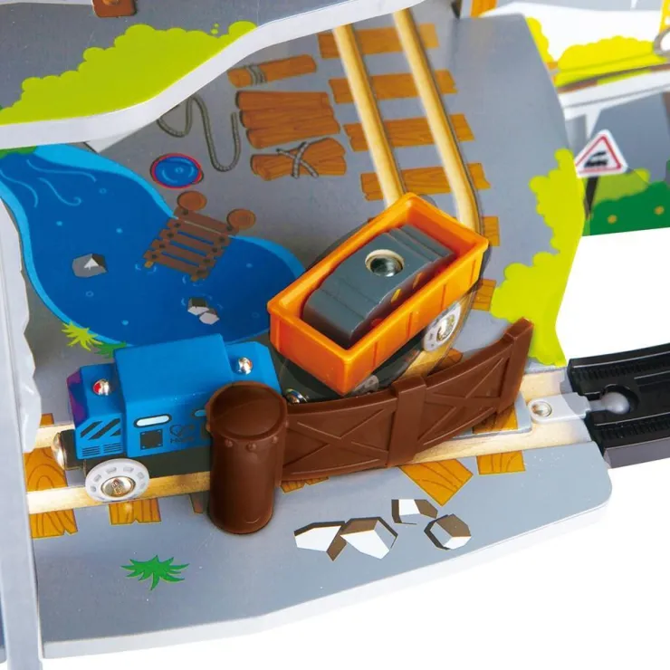 Hape Wooden Toys | Trains & Train Sets>Mighty Mountain Mine