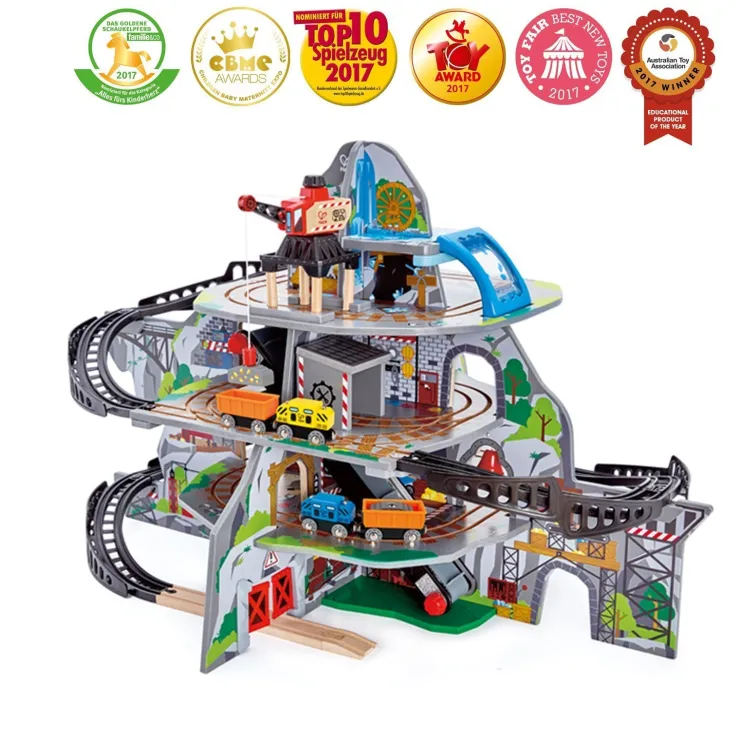 Hape Wooden Toys | Trains & Train Sets>Mighty Mountain Mine