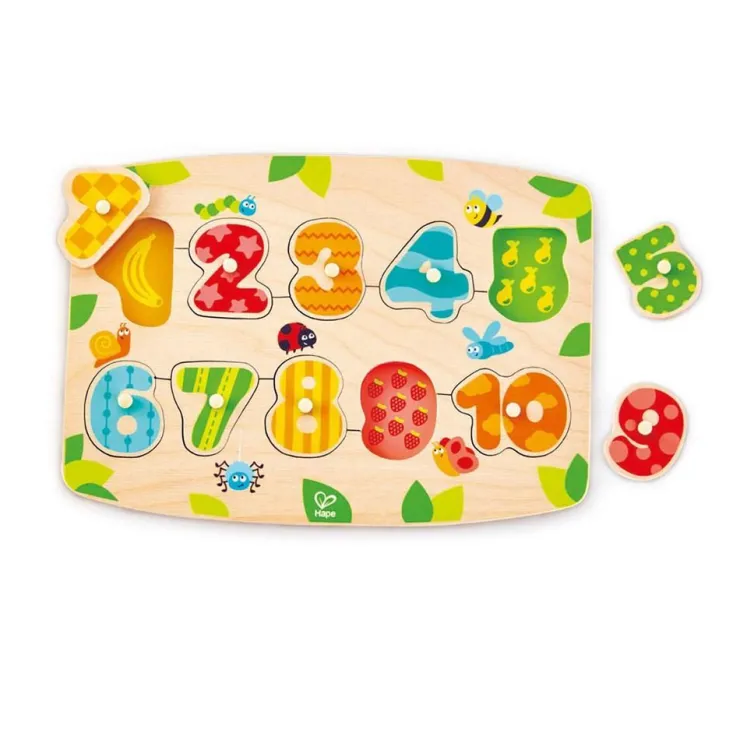 HAPE Wooden Toys | Early Development Toys>Number Peg Puzzle