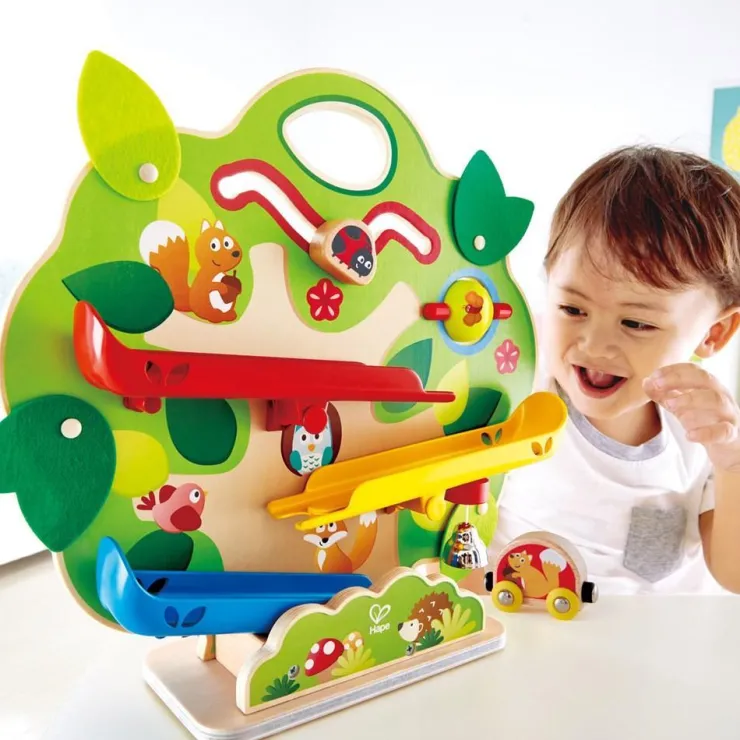 Hape Wooden Toys | Trains & Train Sets>Nutty Squirrel Railway