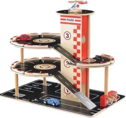 Hape Pretend Play | Wooden Toys>Park and Go Garage