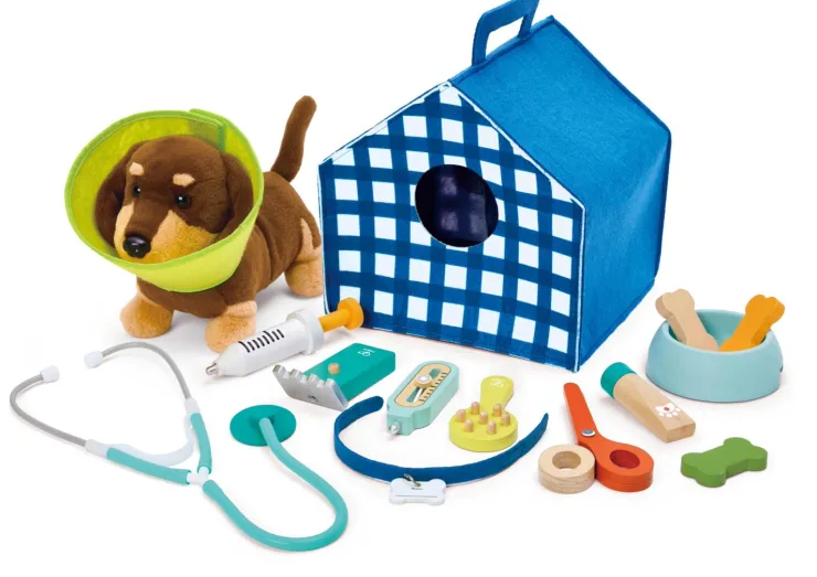 HAPE Pretend Play | 3 Years+>Puppy Care Clinic Vet Set