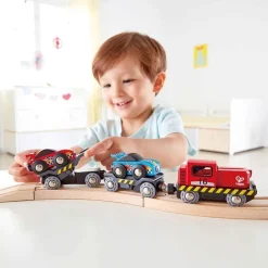 HAPE Trains & Train Sets | 3 Years+>Race Car Transporter