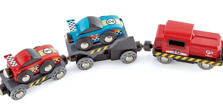 HAPE Trains & Train Sets | 3 Years+>Race Car Transporter