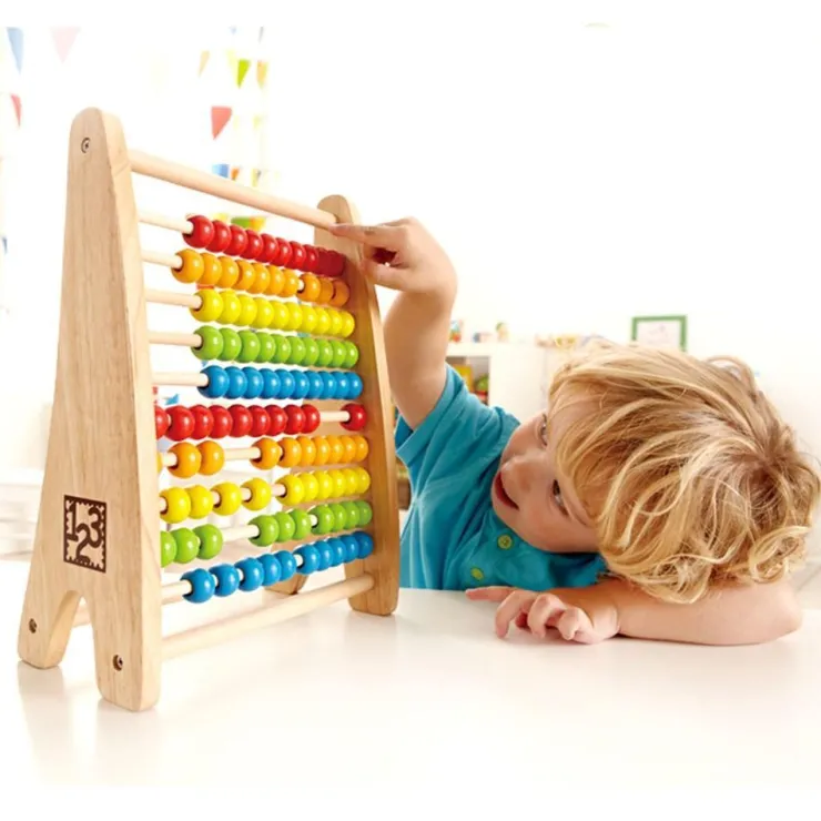 Hape Wooden Toys | Early Development Toys>Rainbow Bead Abacus