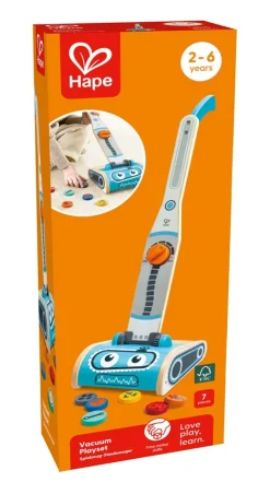 HAPE Pretend Play | Wooden Toys>Robot Vacuum Machine