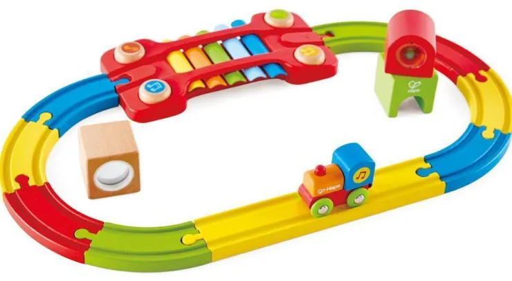 Hape Wooden Toys | Trains & Train Sets>* Sensory Railway
