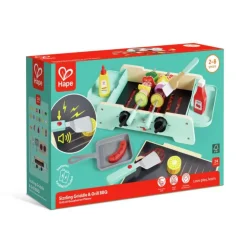 HAPE Pretend Play | Kitchen & Food>Sizzling Griddle & Grill BBQ