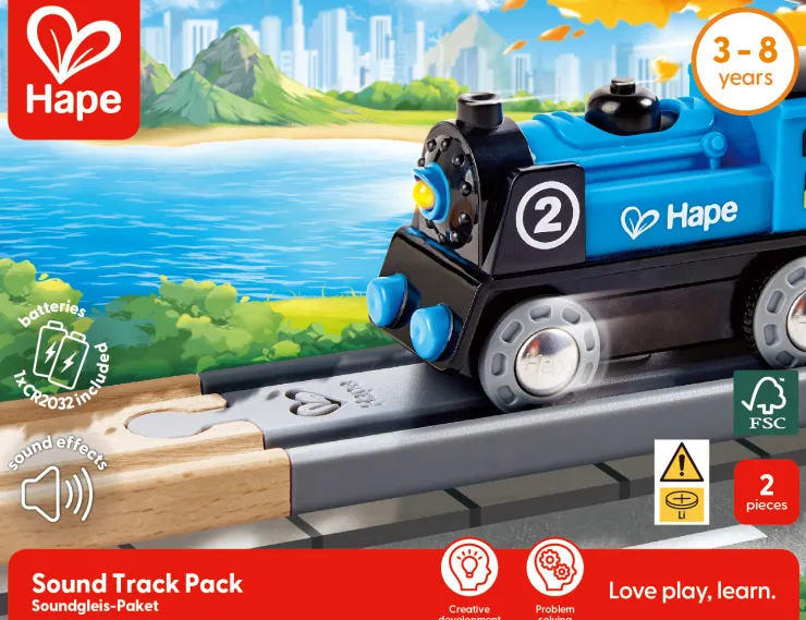 HAPE Wooden Toys | Transport Toys>Sound Track Pack