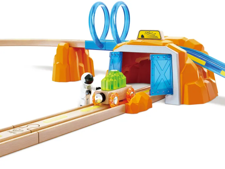 Hape Wooden Toys | Trains & Train Sets>Space Adventure Play Set