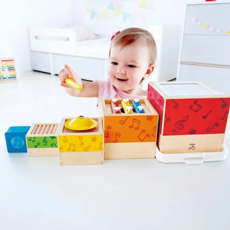 Hape Wooden Toys | Musical Toys>Stacking Music set