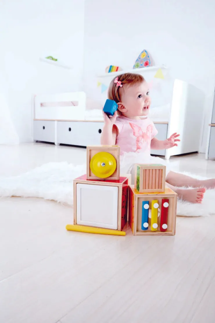 Hape Wooden Toys | Musical Toys>Stacking Music set