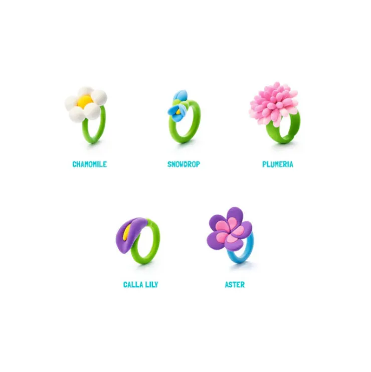 Hey Clay Art Supplies | Make & Create>- Flower Rings