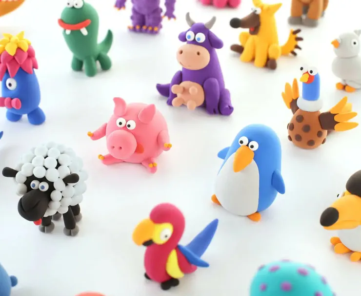 Hey Clay Art Supplies | Make & Create>15 pack - Animals