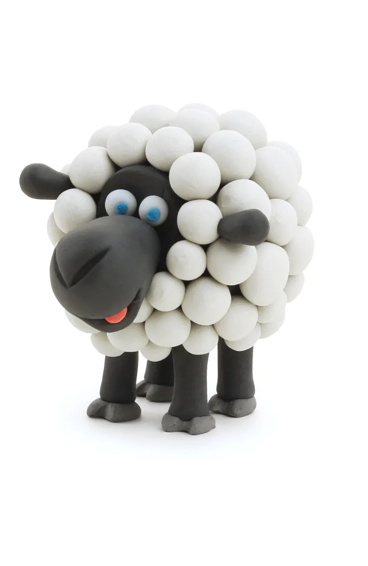Hey Clay Art Supplies | Make & Create>6 pack - Animals (Cow, Dog, Sheep)