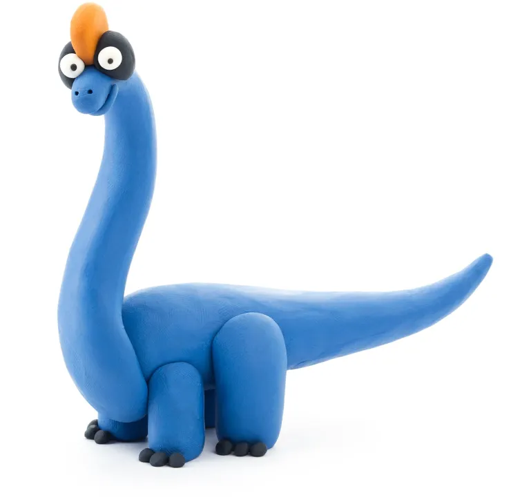 Hey Clay Art Supplies | Make & Create>6 pack - Dinos (Stegosaurus, Pachycephalosaurus, Brachiosaurus)