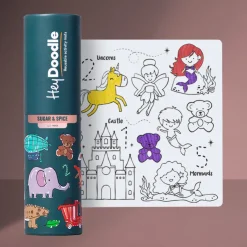 Hey Doodle Activities & Learning | Drawing, Colouring & Painting>Silicone Playmat - Sugar & Spice (Mini)