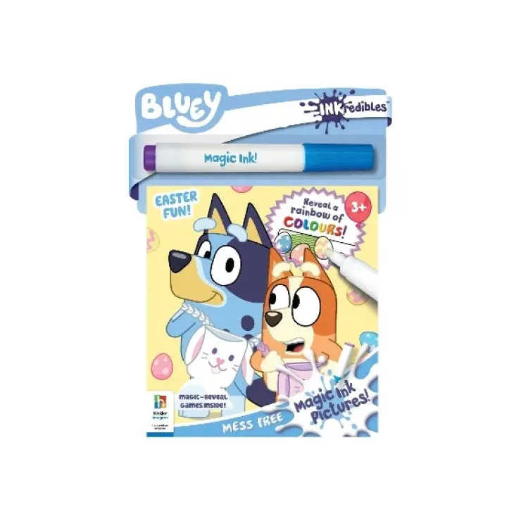 Hinkler Art Supplies | Drawing, Colouring & Painting>Inkredibles Magic Ink - Bluey Easter