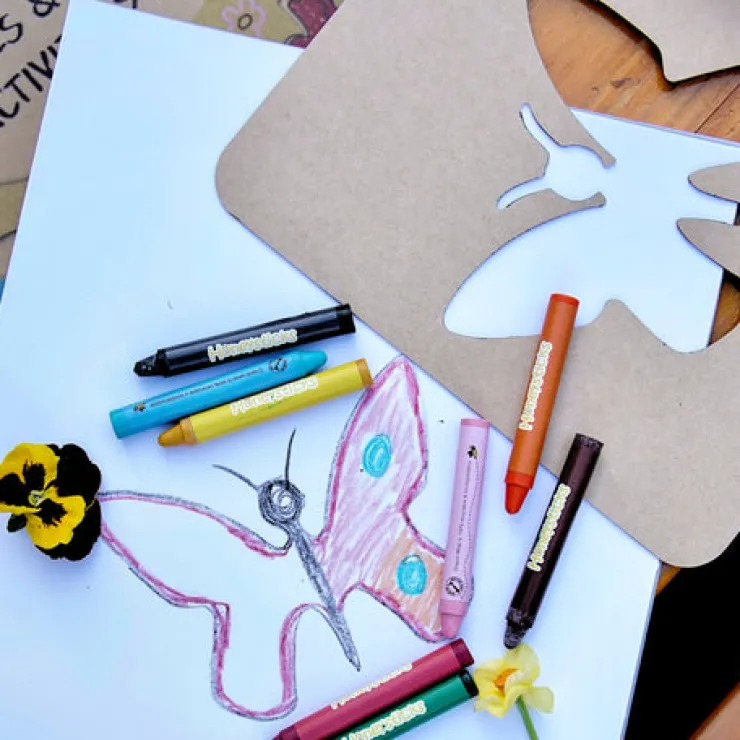 Honeysticks Art Supplies | Drawing, Colouring & Painting>Stencils & Crayons Activity Set