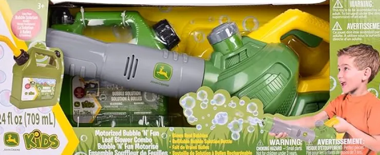John Deere Pretend Play | 3 Years+>Bubble Leaf Blower