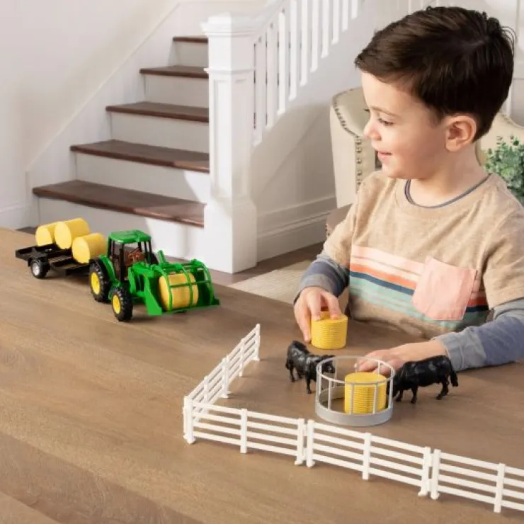John Deere Push & Pull Toys | Transport Toys>Hay Farm Set