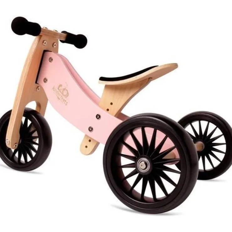 Kinderboard Balance Bikes | Wooden Toys>Kinderfeet Tiny Tot Plus - Rose