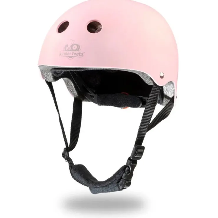Kinderboard Helmets & Bike Accessories>Kinderfeets Toddler Helmet - Pink Matte