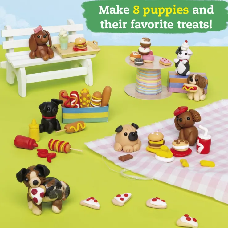Klutz Make & Create | 8 Years+>Mini Clay World: Puppy Treat Truck
