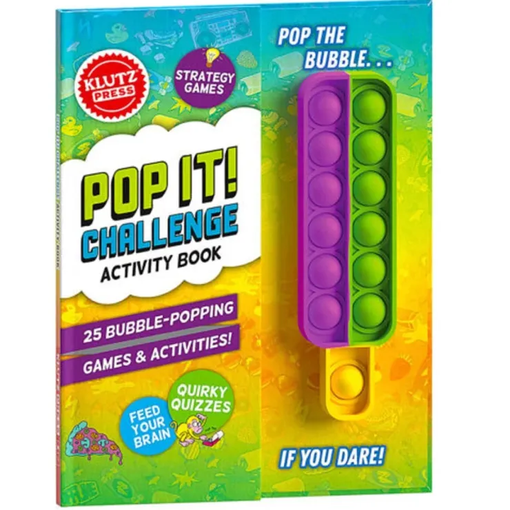KLUTZ 6 Years+ | 8 Years+>* Pop It Challenge Activity Book