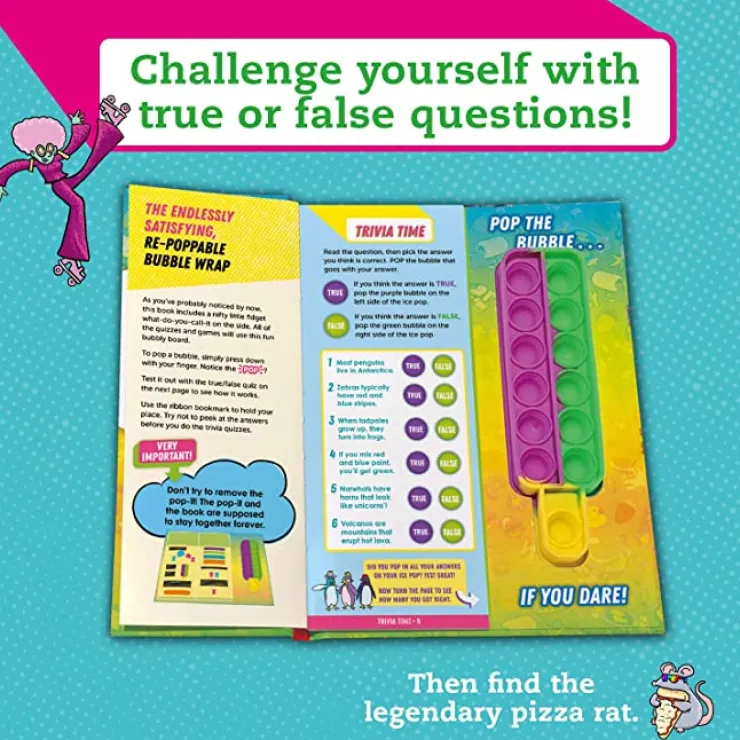 KLUTZ 6 Years+ | 8 Years+>* Pop It Challenge Activity Book