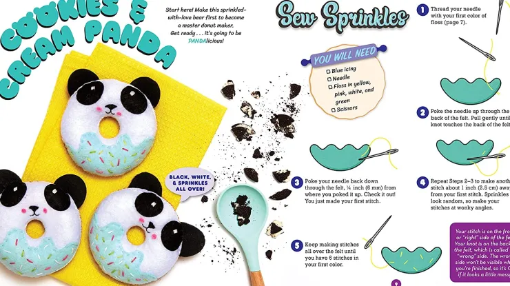 KLUTZ Make & Create | 8 Years+>Sew Your Own Donut Animals