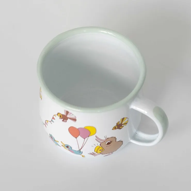 KUWI THE KIWI Cups, Plates & Cutlery>*Kuwi & Friends Enamel Cup
