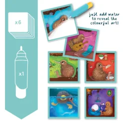 KUWI THE KIWI 3 Years+ | 4 Years+>Kuwi & Friends Magic Water Cards - Kuwi's First Egg