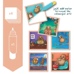 KUWI THE KIWI 3 Years+ | 4 Years+>Kuwi & Friends Magic Water Cards - Kuwi's Rowdy Crowd