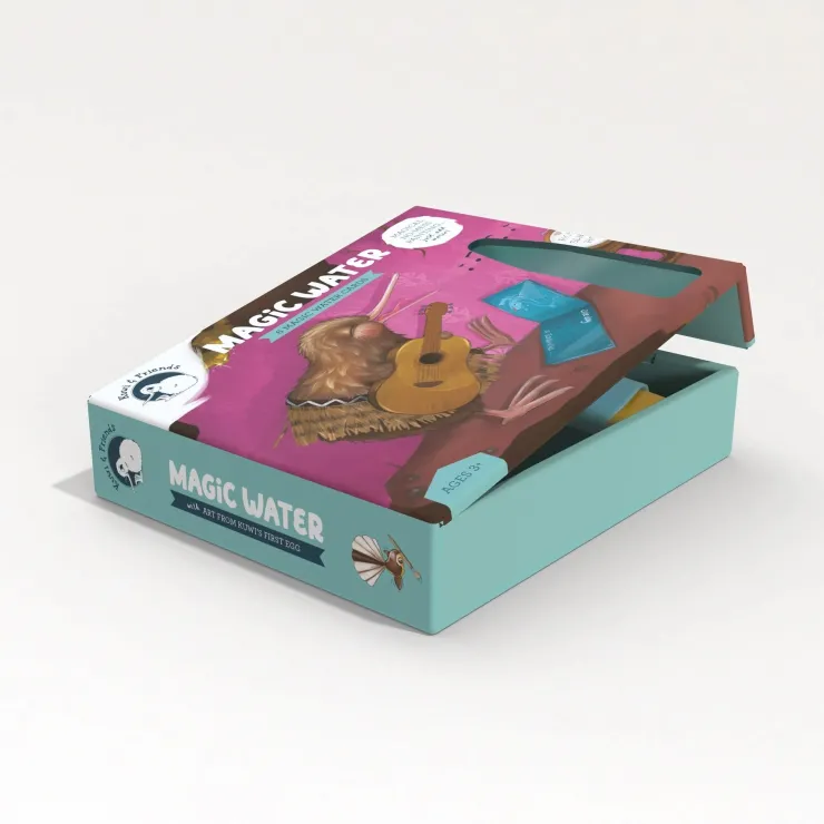 KUWI THE KIWI 3 Years+ | 4 Years+>Kuwi & Friends Magic Water Cards - Kuwi's First Egg