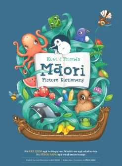 KUWI THE KIWI Books | 12 Months+>Kuwi & Friends Maori Picture Dictionary