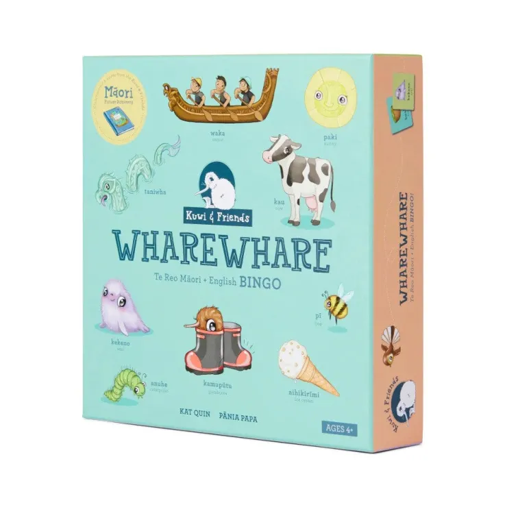 KUWI THE KIWI Early Development Toys | Educational Games>Kuwi Wharewhare - Māori / English Bilingual Bingo