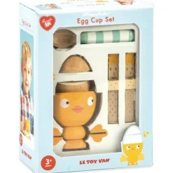 LE TOY VAN Pretend Play | Kitchen & Food>Egg Cup Set Chicky Chick'
