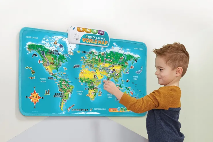 Leapfrog Early Development Toys | Electronic Learning Products>Touch & Learn World Map