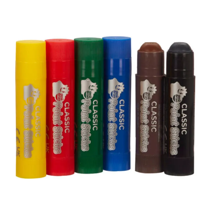 Little Brian Art Supplies | Drawing, Colouring & Painting>Paint Sticks Classic - 6 pack*