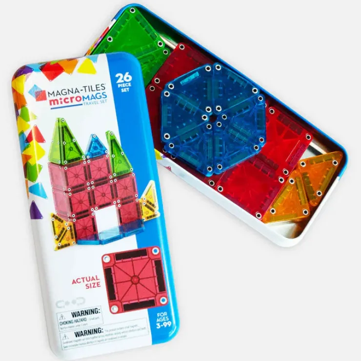 Magnatiles Building Sets | Magnetic Construction>Micromags Travel Set