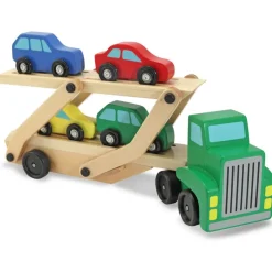 Melissa & Doug Wooden Toys | Transport Toys>Car Carrier