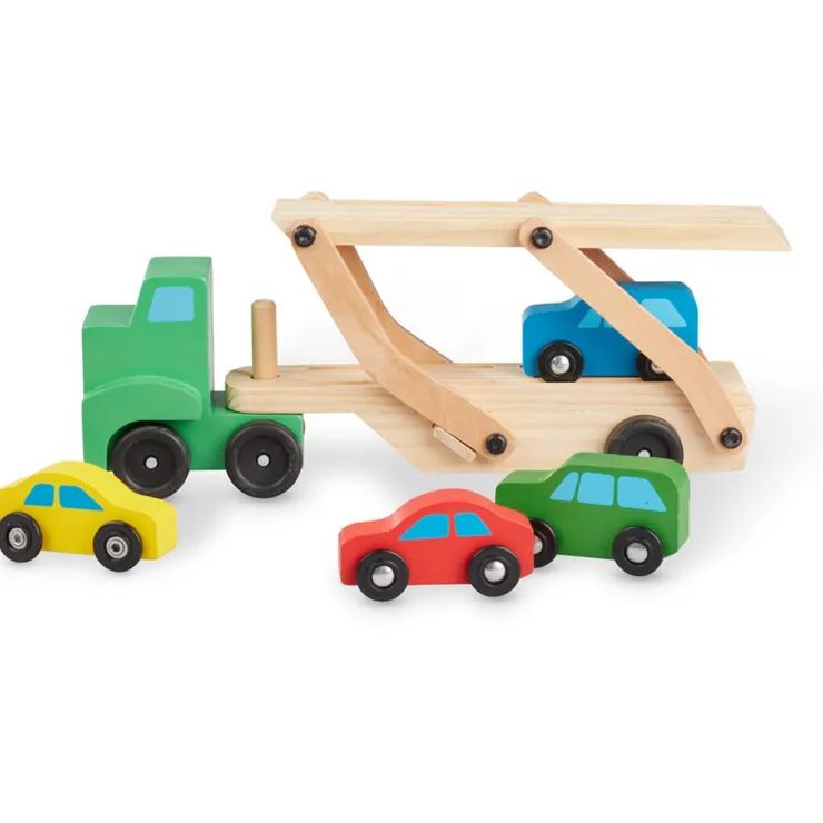Melissa & Doug Wooden Toys | Transport Toys>Car Carrier