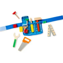 Melissa & Doug Pretend Play | Wooden Toys>Deluxe Tool Belt Set