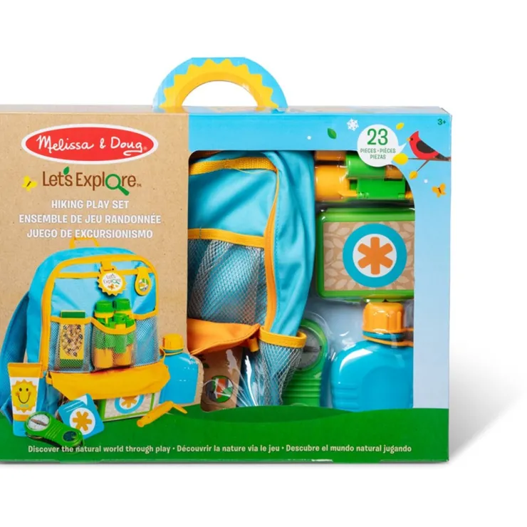 Melissa & Doug Pretend Play | Nature Exploration>Let's Explore Hiking Play Set