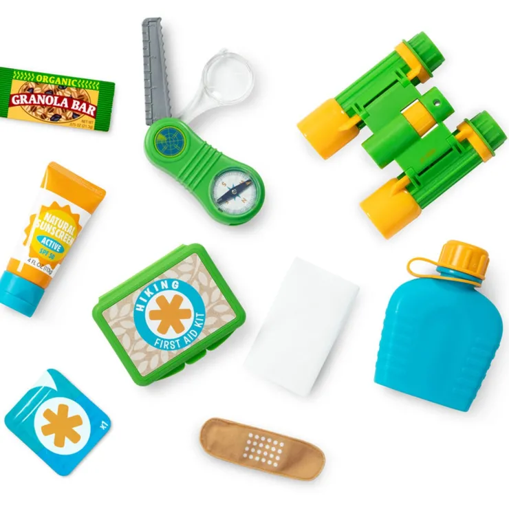 Melissa & Doug Pretend Play | Nature Exploration>Let's Explore Hiking Play Set